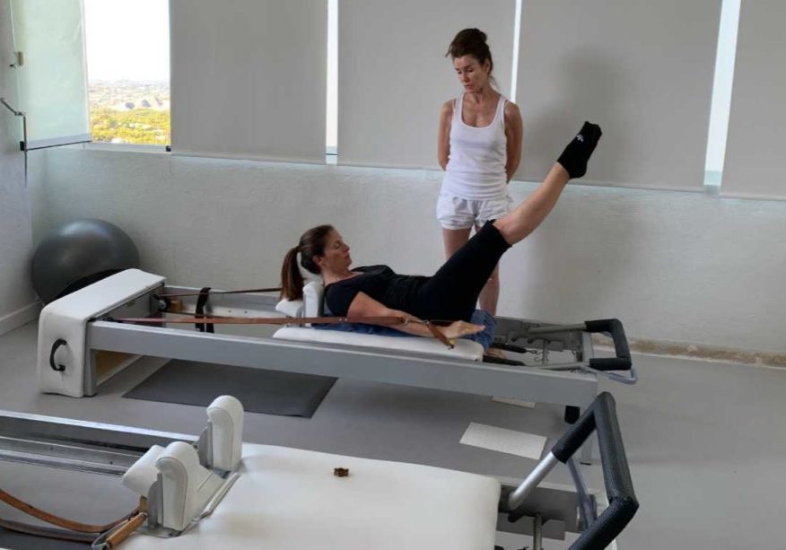 Pilates-sessie met Anna Rubau